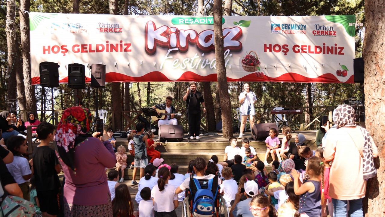 Çekmeköy’de kiraz festivali coşkusu