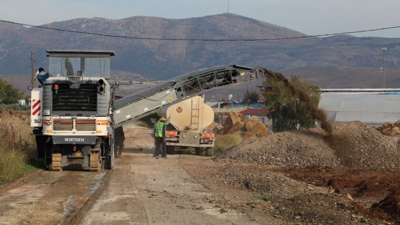 Hatay Kırıkhan'da beton asfalt hazırlığı