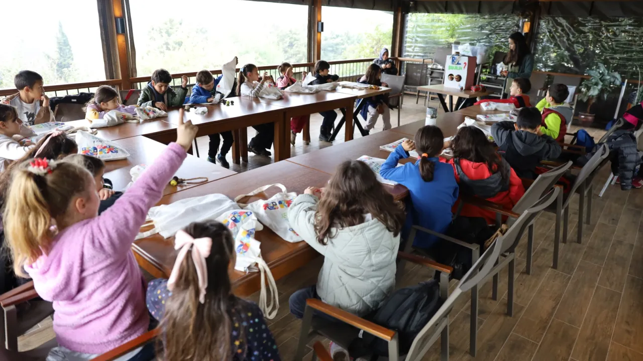 Minik kaşifler Leylek Göl Evi’nde