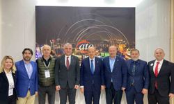 KKTC Cumhurbaşkanı Tatar ile Kültür ve Turizm Bakanı Ersoy’dan Berlin’de ATO’nun standına ziyaret