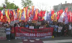 İSTANBUL EMEK, BARIŞ VE DEMOKRASİ GÜÇLERİ, 1 MAYIS TUTUKLAMALARINI PROTESTO ETTİ 