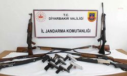 Diyarbakır’da ruhsatsız silah bulunduranlara yönelik operasyon