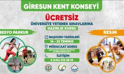 Giresun Kent Konseyi, gençleri yetenek sınavlarına hazırlıyor 