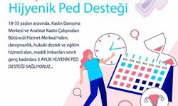 İzmir Büyükşehir Belediyesi'nden hijyenik ped desteği