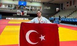 Yunusemre Belediyesporlu milli judocu Sümeyye Kaya, Çekya'dan altın madalyayla döndü 