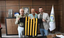 Keşanspor başkan adayı  Şeref Aldanmaz,  Mehmet Özcan’ı ziyaret etti