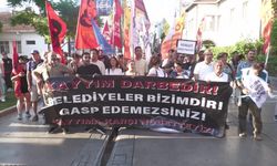 Hakkari Belediyesi'ne kayyum atanması, İzmir'de protesto edildi