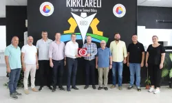 Vecdi Gündoğdu Kırklareli Ticaret ve Sanayi Odası’nı ziyaret etti