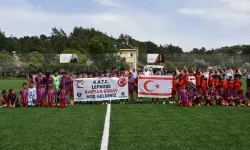 KKTC'li minikler Antalya Kumluca’da dostluk maçında