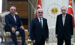Cumhurbaşkanı Erdoğan, DSP ve HÜDA PAR liderlerini kabul etti