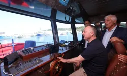 Kocaeli Balık Festivali'nde Başkan Büyükakın dümene geçti
