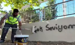 Bursa Yenişehir'den duvar yazılarına karşı belediyeden ilginç çalışma