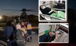 Hasan Dağı'nda mahsur kalan 2 kadın dağcı, askeri helikopterle kurtarıldı