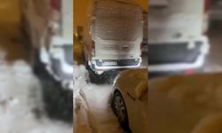 Gaziantep-Osmaniye Karayolunu Kar Kapattı