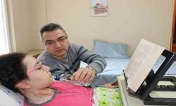 4. kattan düşerek yatağa mahkum olan İrem'e 3 yıldır babası bakıyor