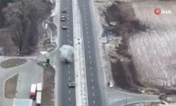 Ukrayna birlikleri, Kiev'e saldırmaya hazırlanan Rus tanklarını imha etti