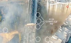 Ukrayna'da sivil yerleşim alanına gizlenen Rus zırhlıları imha edildi