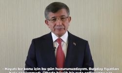 Davutoğlu'ndan Hükümete Çağrı: Derhal Buğday Fiyatlarını Açıklayın ve 8 Liradan Aşağı Olmasın