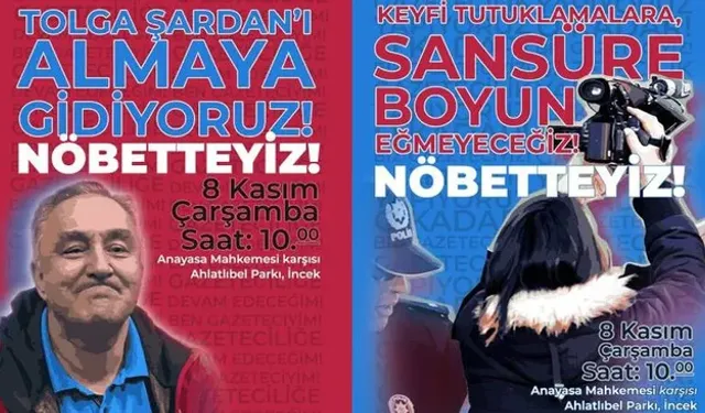 GAZETECİLER AYM'NİN ÖNÜNDE BULUŞACAK