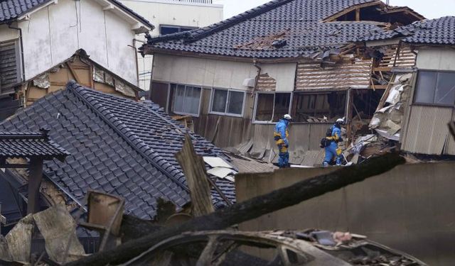 Japonya'daki depremlerde ölü sayısı 30'a ulaştı!