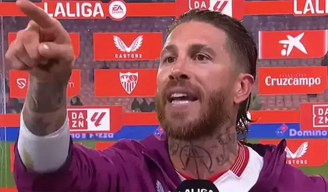 Sergio Ramos Çlgına Döndü: Kapa Çeneni!