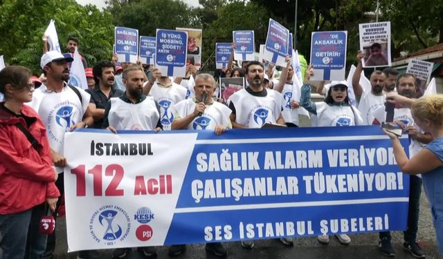 112 acil çalışanları: Acil hastaya gidecek ambulans yok... Bir an önce ambulans filosu arttırılmalıdır