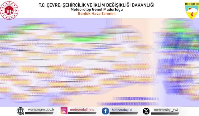 6 il için sağanak ve gök gürültülü sağanak yağış uyarısı