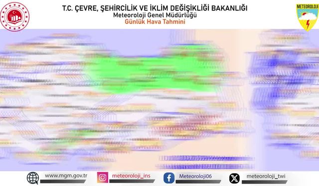 7 il için gök gürültülü sağanak yağış uyarısı