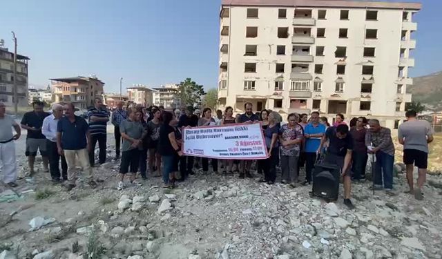 Barınma Hakkı Platformu, Hatay'da 3 Ağustos'ta miting yapacağını duyurdu: Tebligatları, boşaltma ve yıkım kararlarını kabul etmiyor, evlerimizi terk etmiyoruz