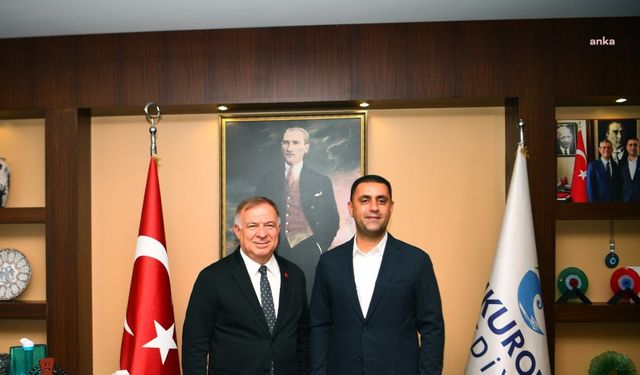 CHP Genel Başkan Yardımcısı Zeybek'ten Çukurova Belediye Başkanı Kozay'a ziyaret