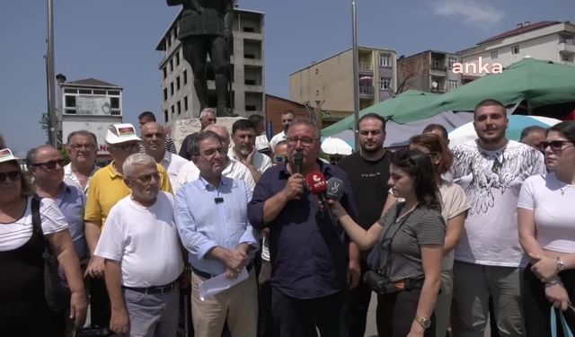 CHP Rize İl Örgütü'nün ÇAYKUR'u protestosu sürüyor: "Çay üreticilerinin yaşadığı sorunların temel nedeni AKP iktidarına ve saraya dayanıyor"