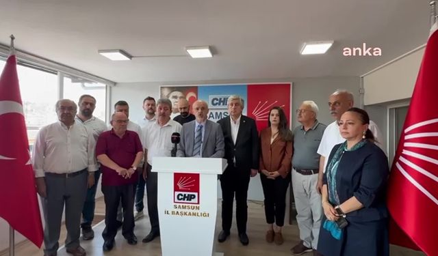  CHP Samsun İl Başkanı Mehmet Özdağ: "Türkiye'de değişmeyen tek şey var 17 bin lira olan asgari ücret"