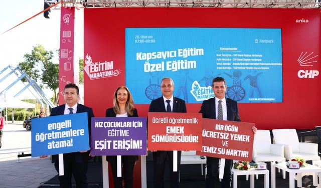 CHP’nin 24 Saat Eğitim Maratonu devam ediyor… Suat Özçağdaş, “Mevsimlik çocuk işçiler için eğitim sistemi tasarlamaya ihtiyacımız var”