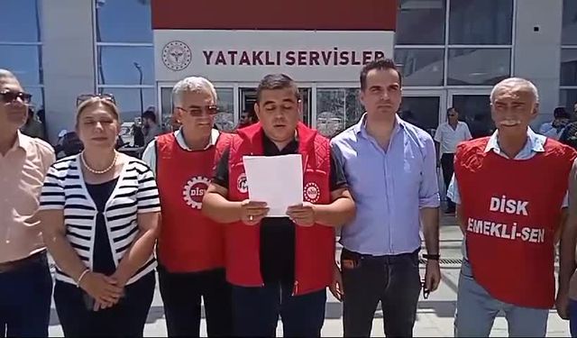 Dev Sağlık İş Sendikası'ndan Osmaniye'de 'baraj' protestosu