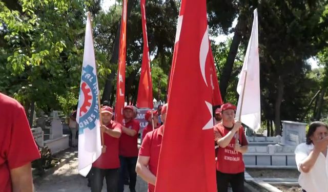 DİSK’in kurucu başkanı Kemal Türkler, katledilişinin 44’üncü yılında mezarı başında anıldı 