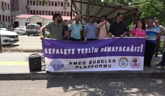 Diyarbakır’da kamu çalışanları ve emeklilerden iktidara tepki: Sefalete teslim olmayacağız