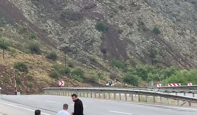 Doğu Ekspresi'nin seferi heyelan nedeniyle 1,5 saat aksadı