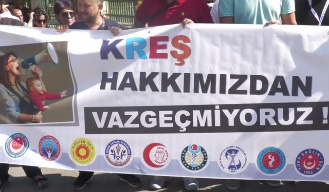 Ege Üniversitesi’nde kreş nöbetinde 3. hafta: "Profesör, doktor, doçent unvanlarınızın hakkını verin" 