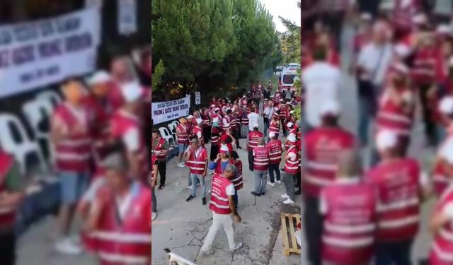 İstanbul’daki Polonez gıda fabrikasında işten çıkarılan sendikalı işçilerin eylemine polis müdahale etti