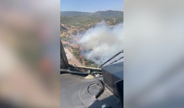 İzmir Menemen’deki yangın kontrol altına alındı