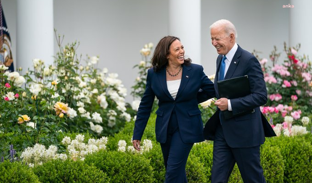 Joe Biden, adaylık için Başkan Yardımcısı Kamala Harris'i destekleyeceğini açıkladı