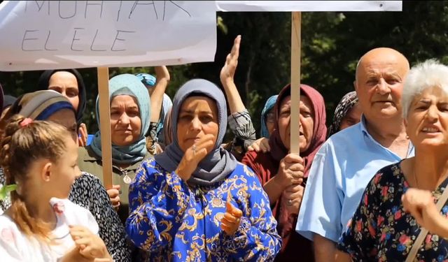 Karabük Kayadibi köylüleri ile AKP İl Genel Meclis Üyesi karşı karşıya geldi