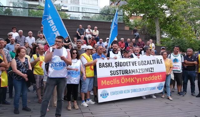 KESK Eskişehir Şubesi’nden gözaltı tepkisi: “Suç duyurusunda bulunacağız”