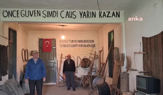 lşŞavşat'a bağlı Kireçli köyünde yaşayan Orhan Göktürk, eski tarım aletlerinden müze oluşturdu