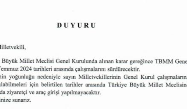 Meclis'e ziyaretçi yasağı... "Haftasonu sokak hayvanları kanun teklifi Genel Kurul'da görüşülebilir"