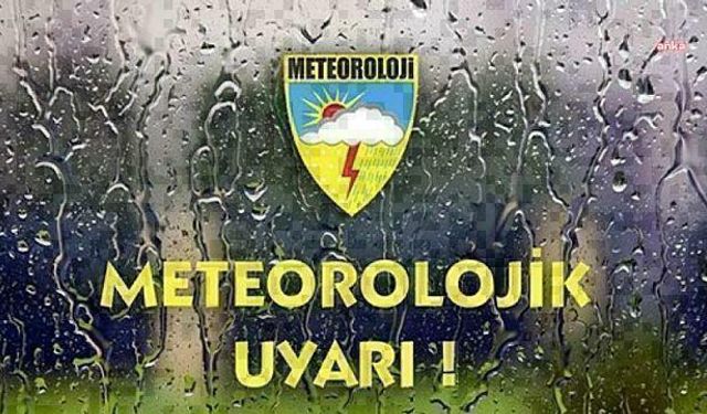 Meteoroloji'den 20 il için kuvvetli yağış uyarısı