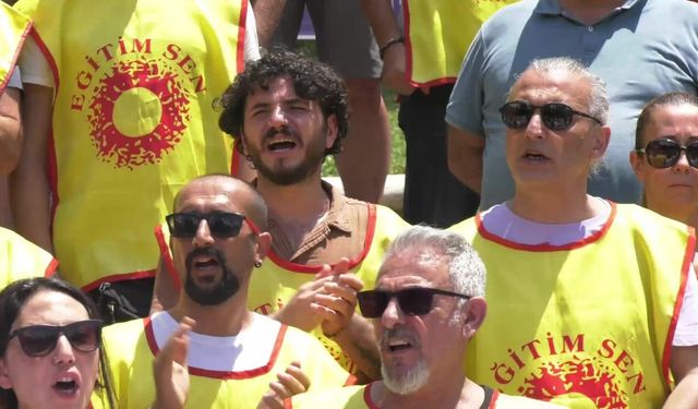 Öğretmenlerin protestoları sürüyor... Eğitim İş Genel Başkanı Özbay, "Bu kanun, iktidarın kendi memurunu yaratma projesidir"