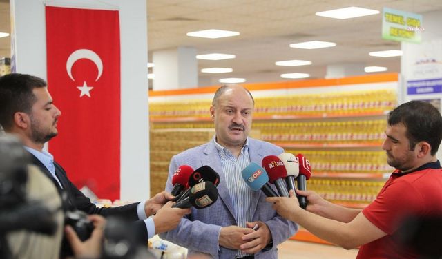 Şanlıurfa Büyükşehir Belediye Başkanı Gülpınar, Refah Market'te incelemelerde bulundu