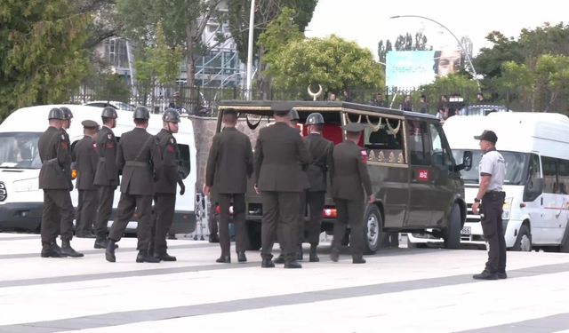 Şehit piyade yarbay Abdullah Cem Demirkan, Ankara'da son yolculuğuna uğurlandı