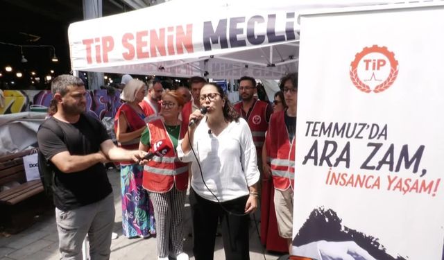 TİP Sözcüsü Sera Kadıgil’den erken seçim çağrısı: “El ele verelim bizi soyan bu hırsızlardan kurtulalım, hemen seçim diyoruz, bugün seçim diyoruz”